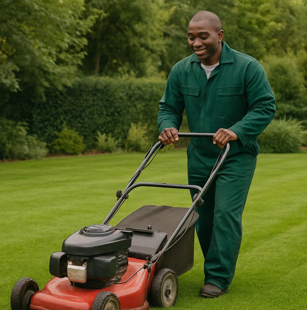 Mechanized Grass Mowing